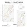 Lhdlnn White Gold Marble Light Switch Cover Decorative 1 Gang