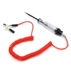 ZUDKSUY 2Pcs Heavy Duty Automotive Circuit Tester, Electric Tester Light with Indicator Light, Circuit Tester with Extended Spring Test Leads for Continuity Car Voltage