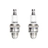 sourcing map 2 pieces BM6A spark plug 3 electrode for