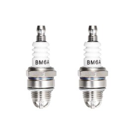 sourcing map 2 pieces BM6A spark plug 3 electrode for M7 / L7T / CJ8 spark plug replacement