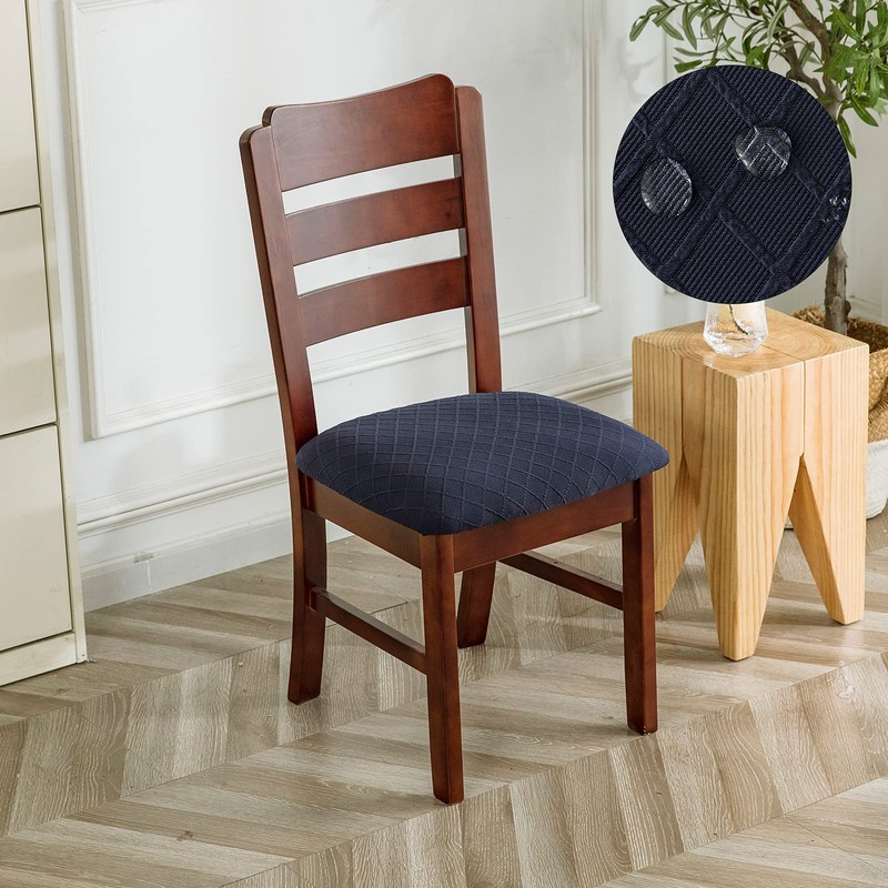 Genina Waterproof Seat Covers for Dining Room Chairs Covers Dining