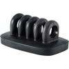 Cable Clip Holder Weighted Desktop Cord Management Fixture (Black)