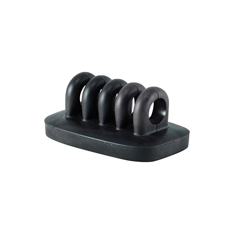 Cable Clip Holder Weighted Desktop Cord Management Fixture (Black)