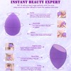 6+6 Professional Makeup Sponge Set,2.76 inch Portable Soft Setting Face
