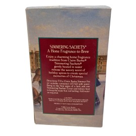 Claire Burke Simmering Sachets Christmas Memories Home Fragrance 1989 Box Of 6