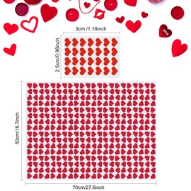 CHRORINE 45 Pcs Valentine's Day Tissue Paper, Gift Wrapping Tissue Paper,Sweet Heart Design Gift Wrap Paper,Big Size Gift Wrapping for Valentine's Day,Wedding, DIY Crafts Gift Decorations