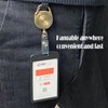 SIVFOTID Key Fob Lanyard ID Holder Retractable Card Holder ID