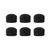 DGBRSM 6PCS Black M4x0.7 Lamp Knob Nuts Cap Nut Light Fixture Screw Cap Light Screw Cap Cover Lamp End Decorative Hardware Acorn Nut Screw Knob Cap Insert Bolt Cover Ceiling Light Screw Cap Cover