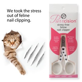 NECOICHI Necoichi Purrcision Feline Cat Nail Clippers Stress-Free, Expertly Crafted in Japan, Neater, Easier, Safer, 30% Thinner Blades, No.1 Seller in Japan!