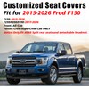Coverado Blue Front Seat Covers for F150, Full Coverage Waterproof