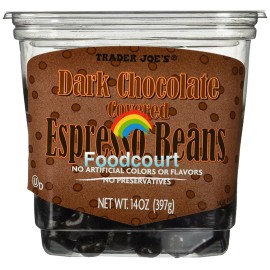 Trader Joe's 4 Packs Trader Joe's Dark Chocolate Covered Espresso Beans 14 oz Each Pack