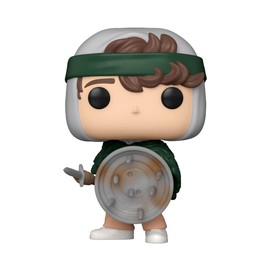 Funko Pop! TV: Stranger Things - Hunter Dustin Henderson mit Shield​​ - Aka Zahnlos - Vinyl-Sammelfigur - Geschenkidee - Offizielle Handelswaren - Spielzeug Für Kinder und Erwachsene - TV Fans