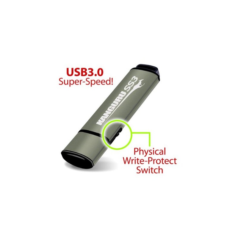 Kanguru Solutions 32 GB SS3 Flash Drive USB 3.0 with