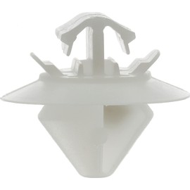 Restagraf 15 Pcs White PSA Car Body Belt Clip In Pouch 8.2mm to 8.5mm