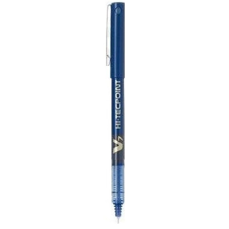 Pilot V7 Hi-Tecpoint Rollerball Pen, 0.7 mm Tip - Blue