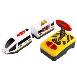 NUOBESTY Juguete de tren con control remoto para niños (sin batería)