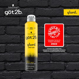 Got2b Glued Spray Wax with 2-in-1 Dual Spray Nozzle, 8 oz