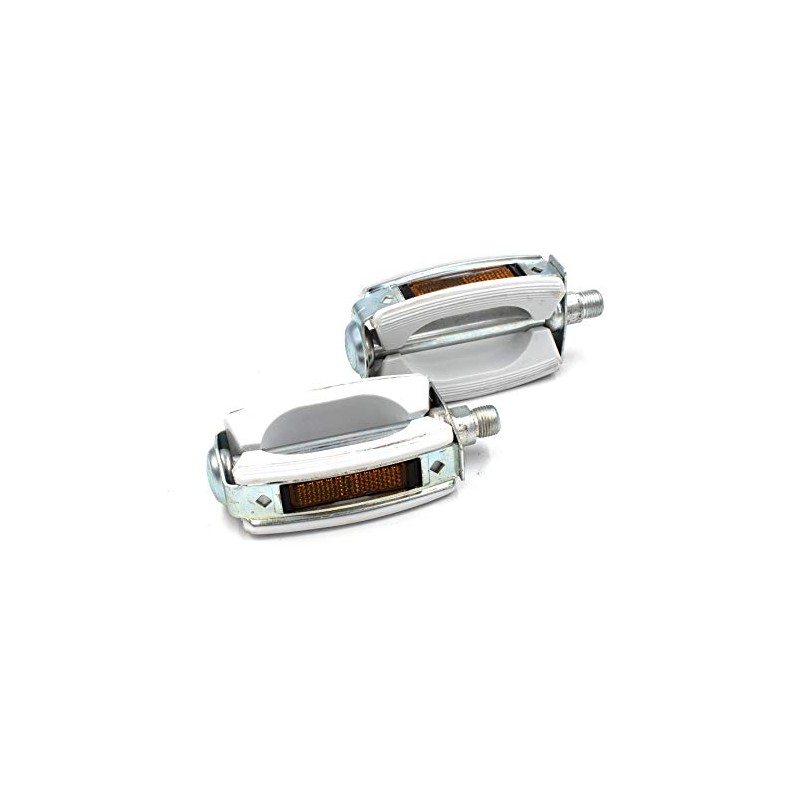 1 Pair of Bicycle Pedals Union 689 Classic White Grandma