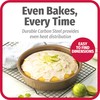 GoodCook BestBake Nonstick Textured Carbon Steel Round Pan, 9", Bronze