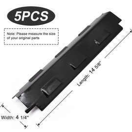 Criditpid Grill Replacement Parts for Charbroil 463230515 463239915 463230514 463230512 463230513 463234513 463235513, Grill Heat Plate Tent Shields, Burner Cover for Kenmore, Master Forge Grill Parts