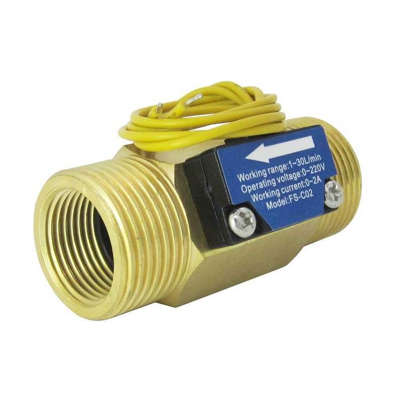 DIGITEN FS-C02 G3/4" BSP Male Thread Water Flow Switch 0-2A/