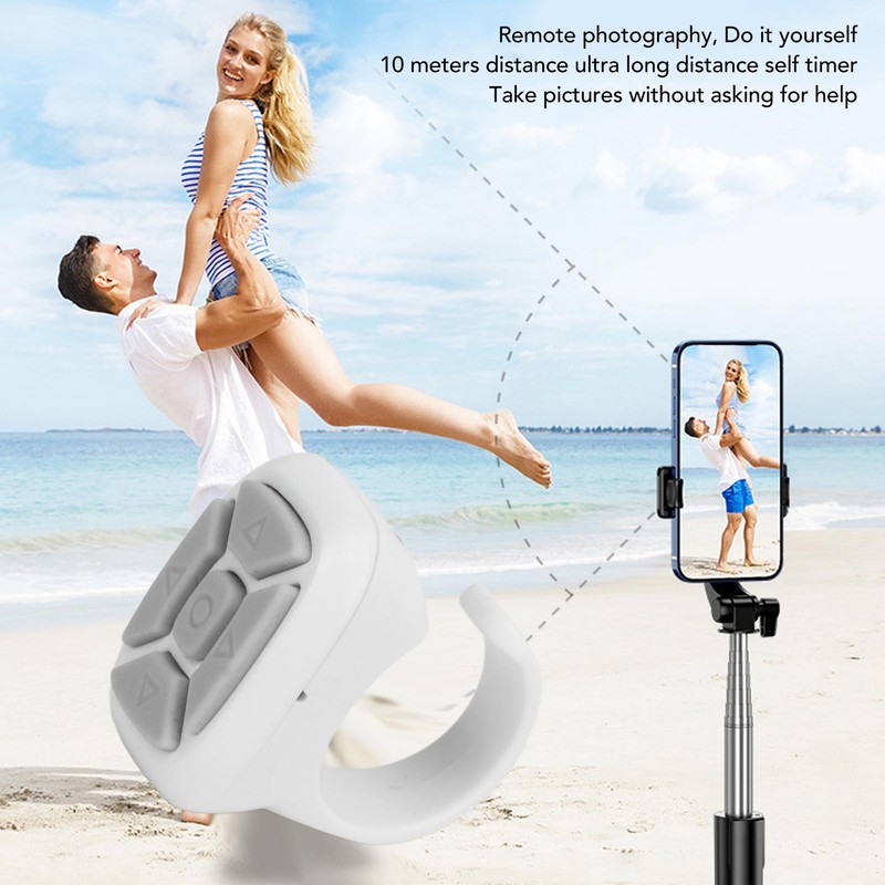 Remote Control Ring Cell Phone Bluetooth Remote Control Camera Shutter