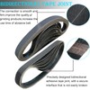 24 PCS 1 x 18 Inch Silicon Carbide Sanding Belts