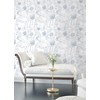 Safiyya 17.3"x393" Peel and Stick Wallpaper Blue Contact Paper Peel