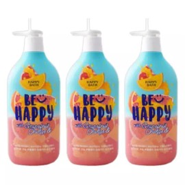 Happibath 해피바스 스마일 바디워시900g 자몽 오렌지 3개 Happybath Smile Body Wash 900g Grapefruit Orange 3pcs