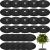 30 Pieces 20.5 Inch Weed Barrier Mats Non Woven Tree