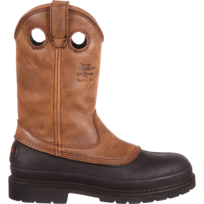 Georgia Boot Men's Mud Dog 12" Pull On Work Boot,Mississippi