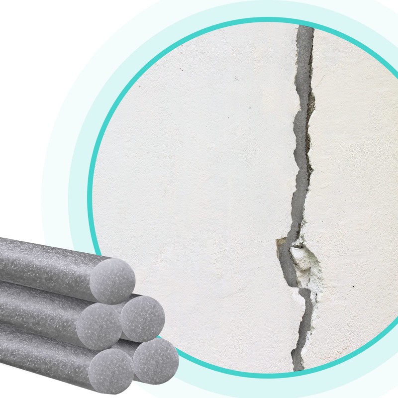 1/2" Diameter x 30' Length Backer Rod Caulk Saver Foam