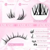 FADLASH Individual Eyelashes 140PCS Cluster Lashes of Large Box C