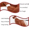 Coriario Ginger Braiding Hair Pre Stretched 18 inches 4 Pack
