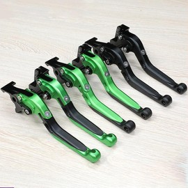 YOKNTECH Motorcycle Accessories Adjustable Extendable Folding Brake Clutch Levers for Kawasaki Ninja 650 650R ninja650 ER6F Ninja 650R/ER-6F/EX650/KRT 2022 2023 2017-Up (A), CB-NINJA650