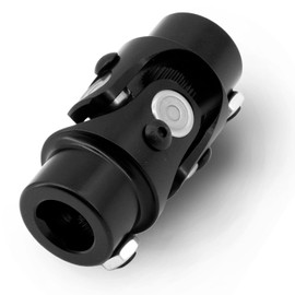 ALEJEKNA 3/4" 30 Spline X 3/4" DD Steering Shaft Universal U Joint Coupler (Single/Black)