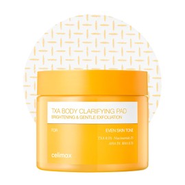 celimax TXA - Almohadilla aclaradora corporal | Almohadilla desodorante para tratamiento de axilas oscuras, rodilla y codo, cuidado de la piel de fresa, exfoliante suave e hidratante (50 almohadillas)