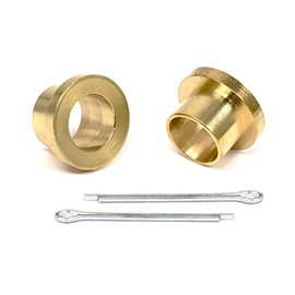 Clutch Rod Bushing Brass 3/8 Inch ID With Cotter Pin Pair For 1965-1973 Ford Mustang