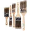 Pro Grade, Paint Brushes, 5-Piece, Paint Brush Set: Flat &