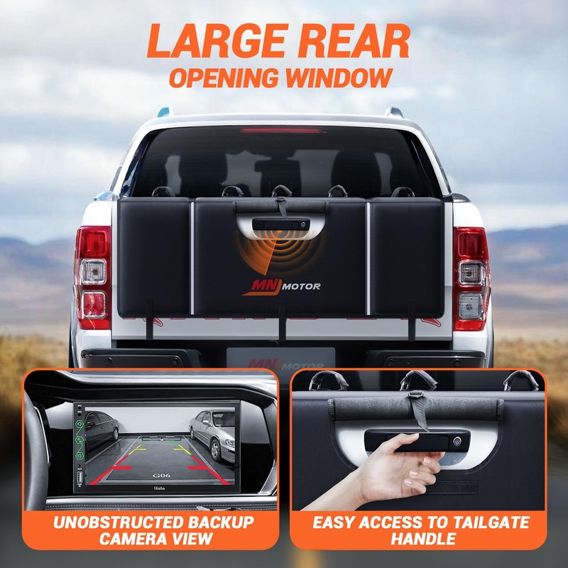 MNJ MOTOR Tailgate Bike Pad, Pickup Truck Tailgate Pad Carry
