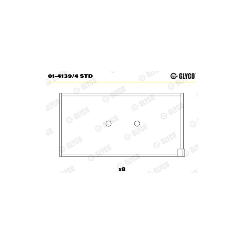 Glyco 01-4139/4 STD Connecting Rod Bearing