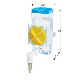 Ferplast Small Animal Water Bottle Ideal for Hamsters, Mice, Guinea Pigs & Rabbits, Hamster | 3.38 oz.