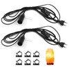 LongZYU Pack of 2 Cable with Switch for Salt Lamp