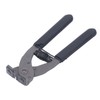 Leather Silent Pliers Diamond Awl Black Handle 4mm 4 Teeth