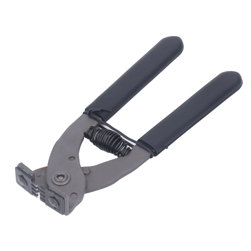 Leather Silent Pliers Diamond Awl Black Handle 4mm 4 Teeth