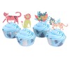 PME Cupcake Set - Go Wild Safari Animals, Set of