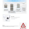 TOPARCHERY Bow Scale with Hook Clear LCD Display 110lb/50kg Hanging
