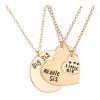 Deluxe 3 Collares Hermanas Amor Regalo Corazón Familia Sorpresa