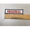 CUSTOM MADE Embroidered Original Patch