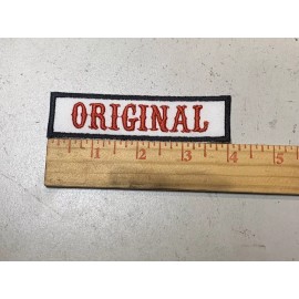 CUSTOM MADE Embroidered Original Patch